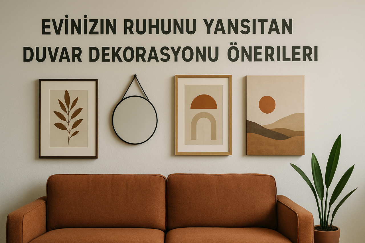  Evinizin Ruhunu Yansıtan Duvar Dekorasyonu Önerileri