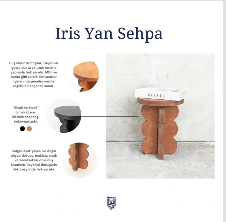 İris Yan Sehpa
