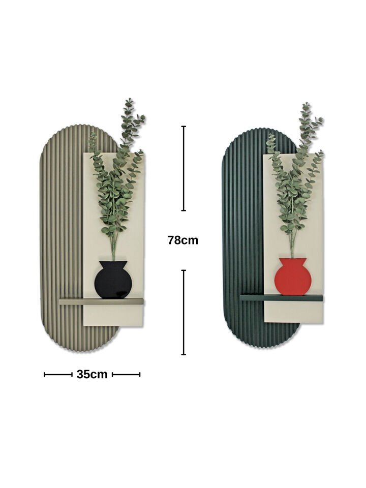 Flora  Lake Duvar Dekoru yeşil