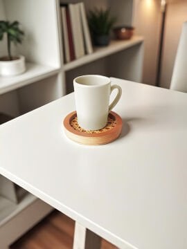 Daphne Hazeranlı 2’li Bardak Altlığı Seti